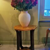 Octagonal art deco pedestal