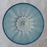 Colored crystal foot glasses