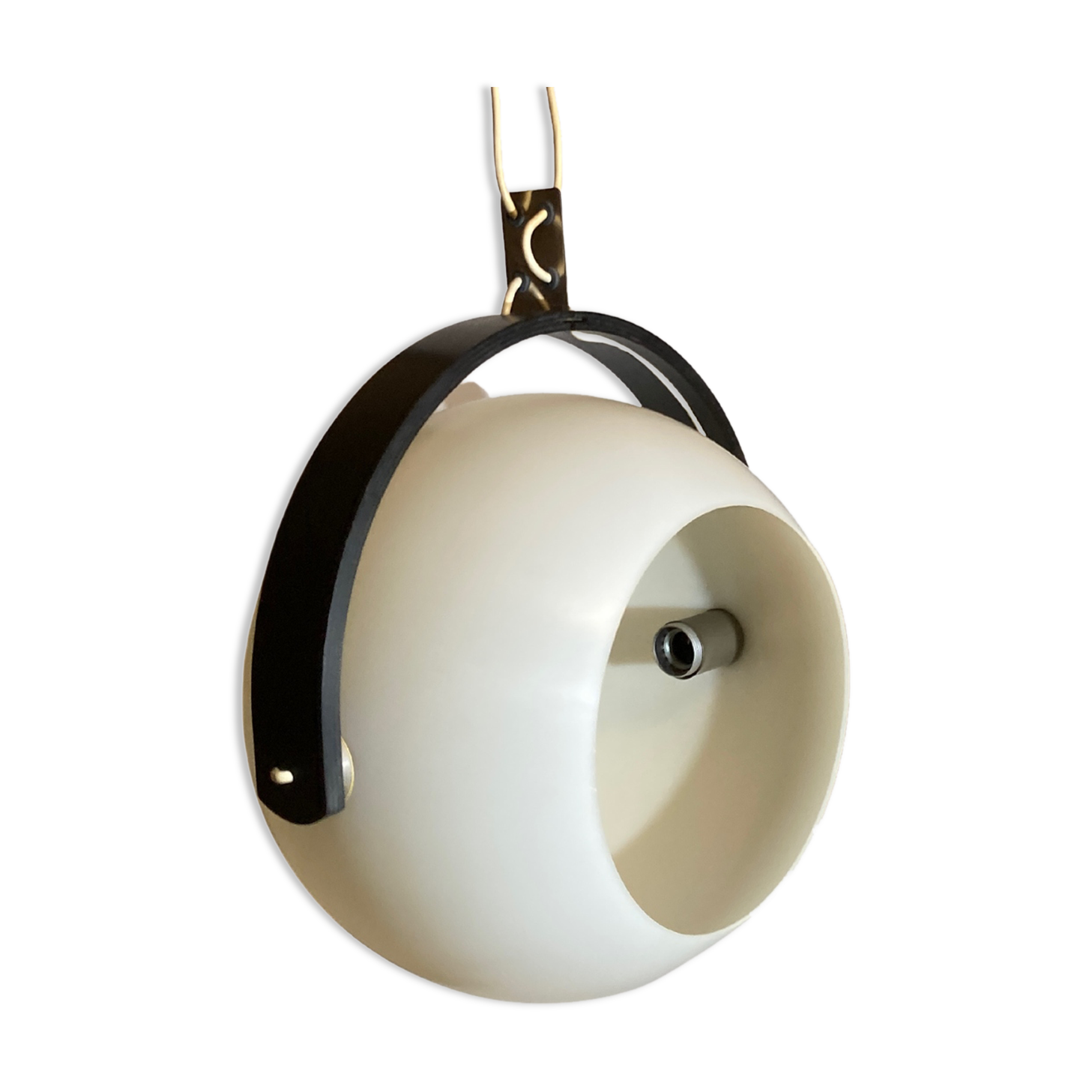 Space age ball sphere pendant by Temde Switzerland, 1970s
