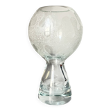 Vintage Art Glass Vase by Marita Voigt for Ilmenau, DDR East Germany