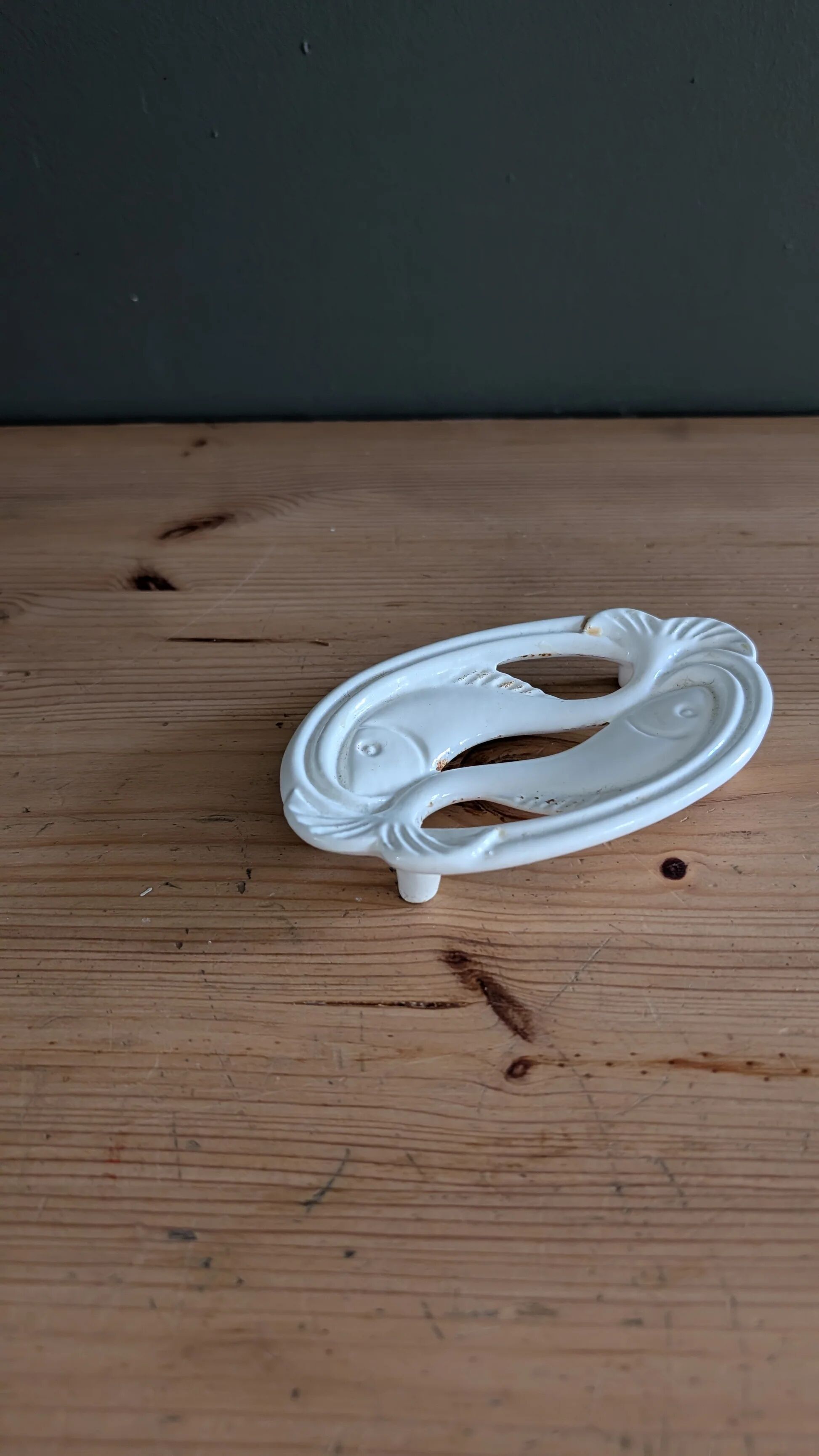 Fish-shaped soap dish