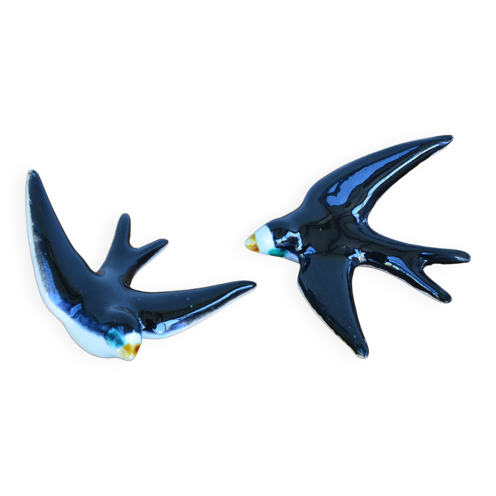 Lot de 2 hirondelles Vallauris