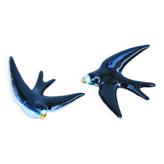 Set of 2 Vallauris swallows