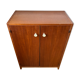 60's wooden shoe cabinet