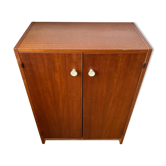 Meuble à chaussure en bois années 60'