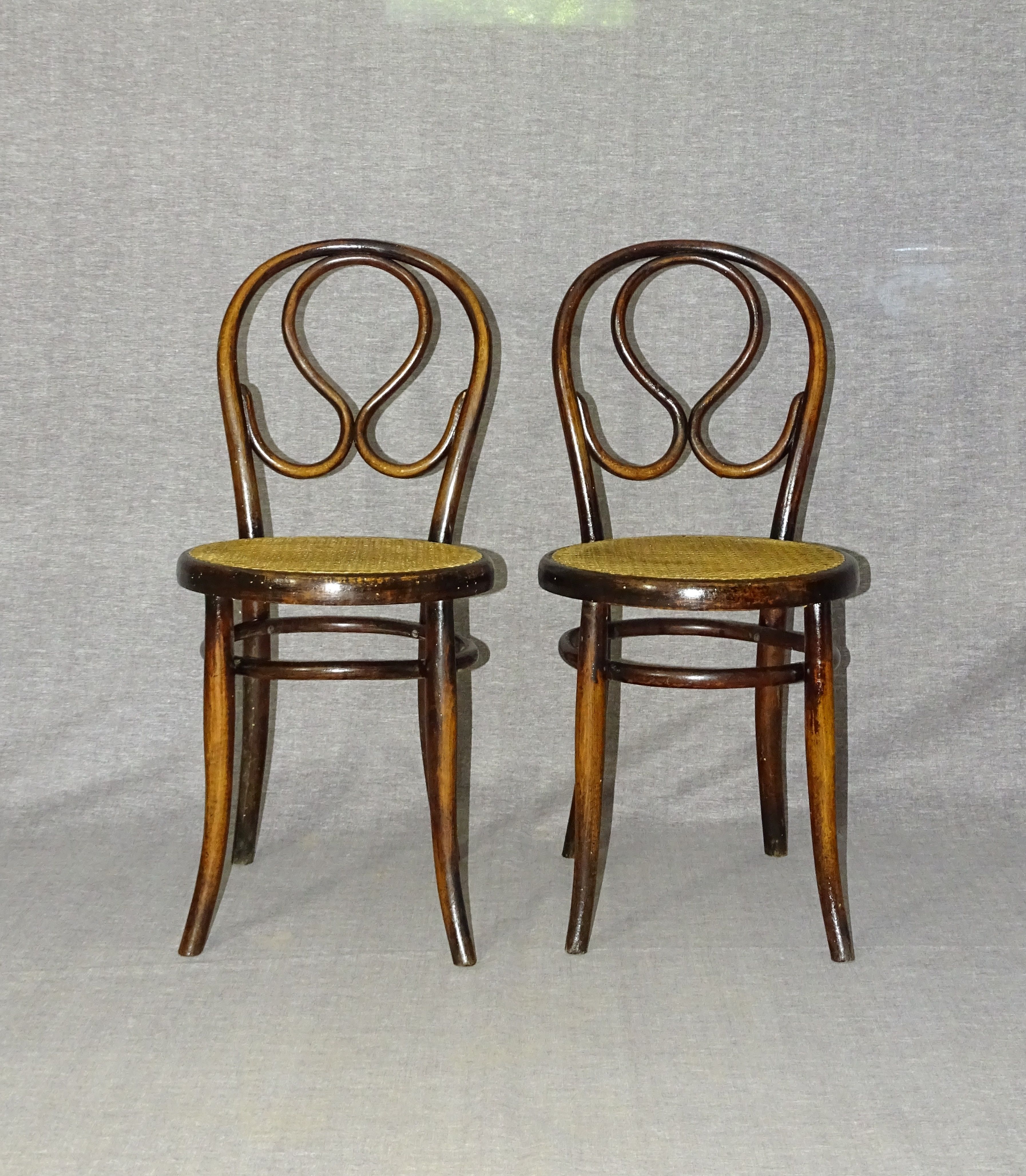 2 chairs N°20 bistrot bois- curved by Lebrun, France- 1890