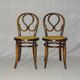 2 chairs N°20 bistrot bois- curved by Lebrun, France- 1890