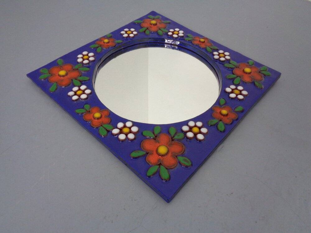 Ceramic Mirror by Katharina Bläser Studio, 1970s