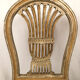 Paire de chaises à dossier montgolfière de style Louis XVI