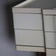 Vintage Boby Joe Colombo dessert trolley, space age 1970 Italian design.