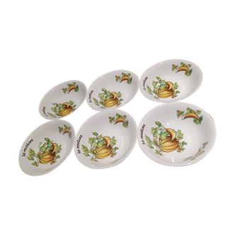 6 melon presentation cups