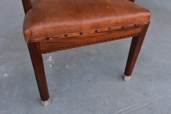 Paire de fauteuil art déco 1930 palissandre