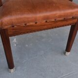 Pair of art deco 1930 rosewood Chair