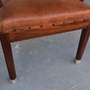 Pair of art deco 1930 rosewood Chair