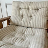 Pair of pine armchairs, 1980s, Sweden