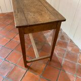 Table Console 2 tiroirs en chêne