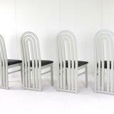 Set of 4 eighties design chairs 'Meern'