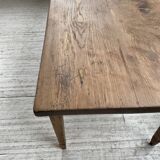 Farmhouse table in oak and walnut 2m