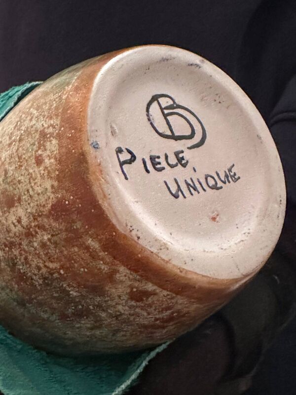 Vase, signé pièce unique, par Bernard Buffat
