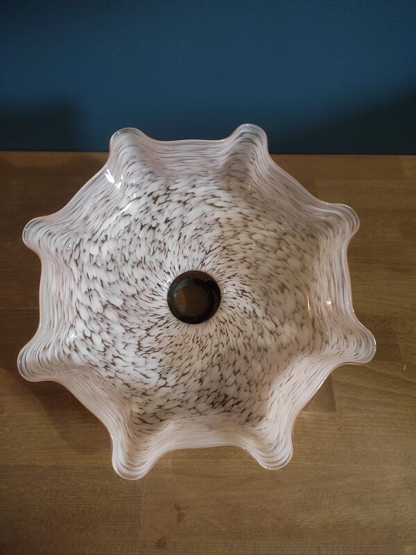 Abat-jour corole verre Clichy