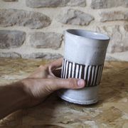 Vase rouleau en grès émaillé Albert Thiry
