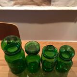 Set of 4 glass jars
