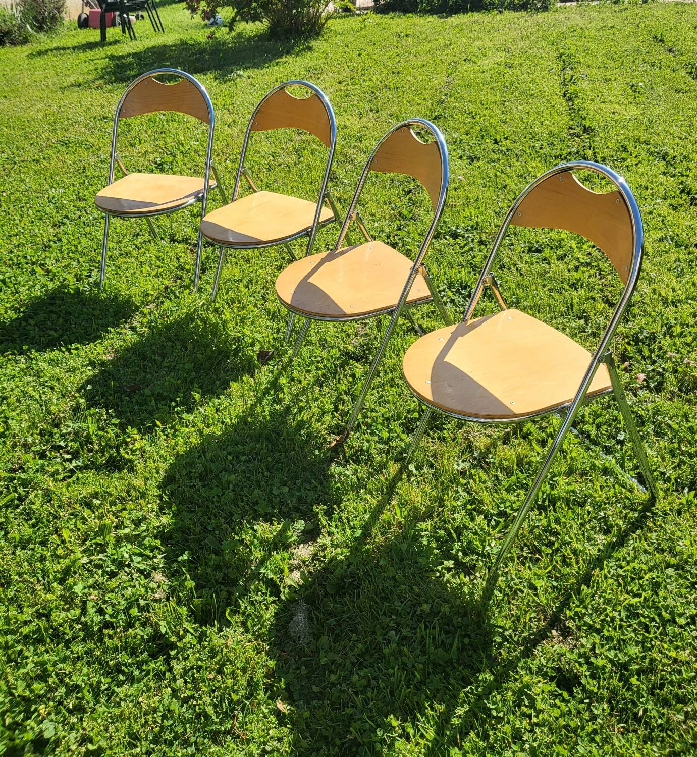 Set of 4 folding chairs PLIA CASTELLI OTK GOZ