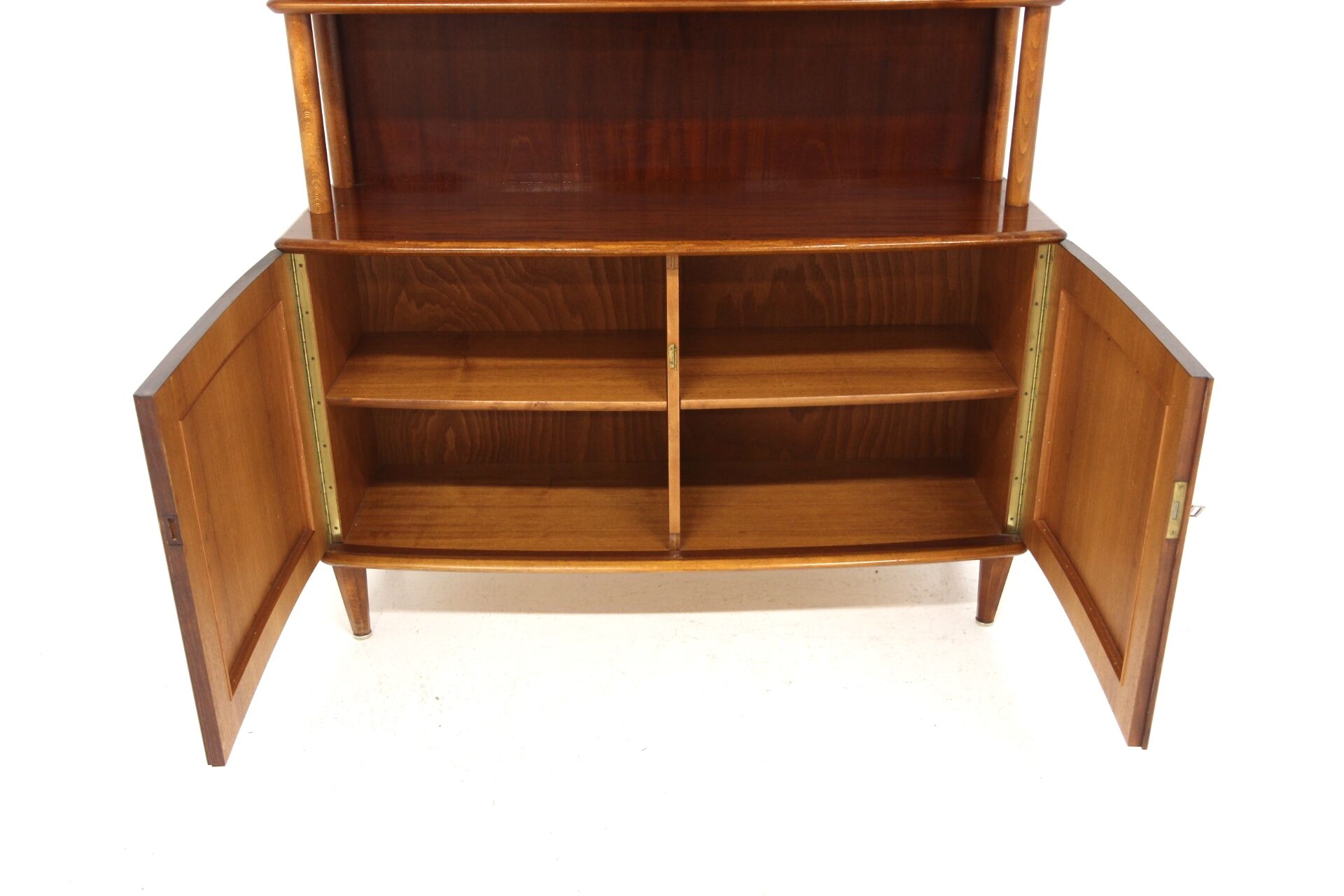 Scandinavian mahogany bookcase, Nya Eftr. Ehrlin Möbel AB, Sweden, 1950