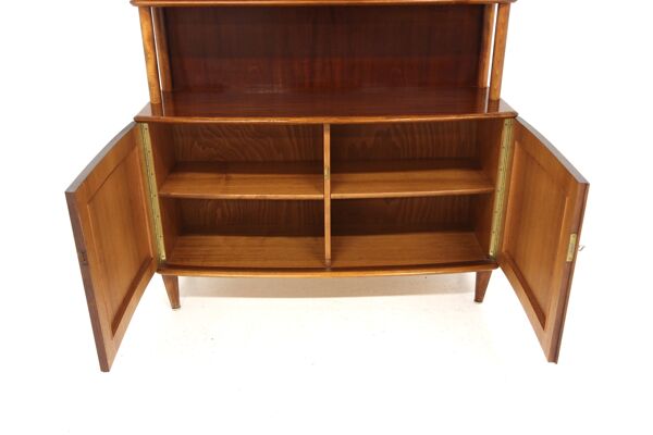 Bibliothèque scandinave en acajou, Nya Eftr. Ehrlin Möbel AB, Suède, 1950