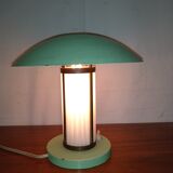 Small Art Deco mushroom lamp in lacquered metal