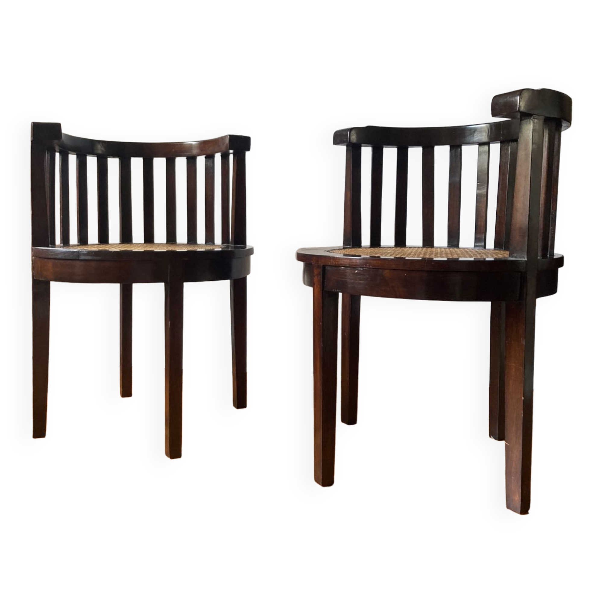 Lot de 4 chaises style indonésien