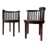 Lot de 4 chaises style indonésien