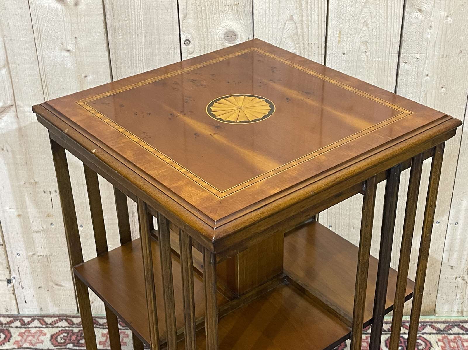 English yew revolving library from the 1950s