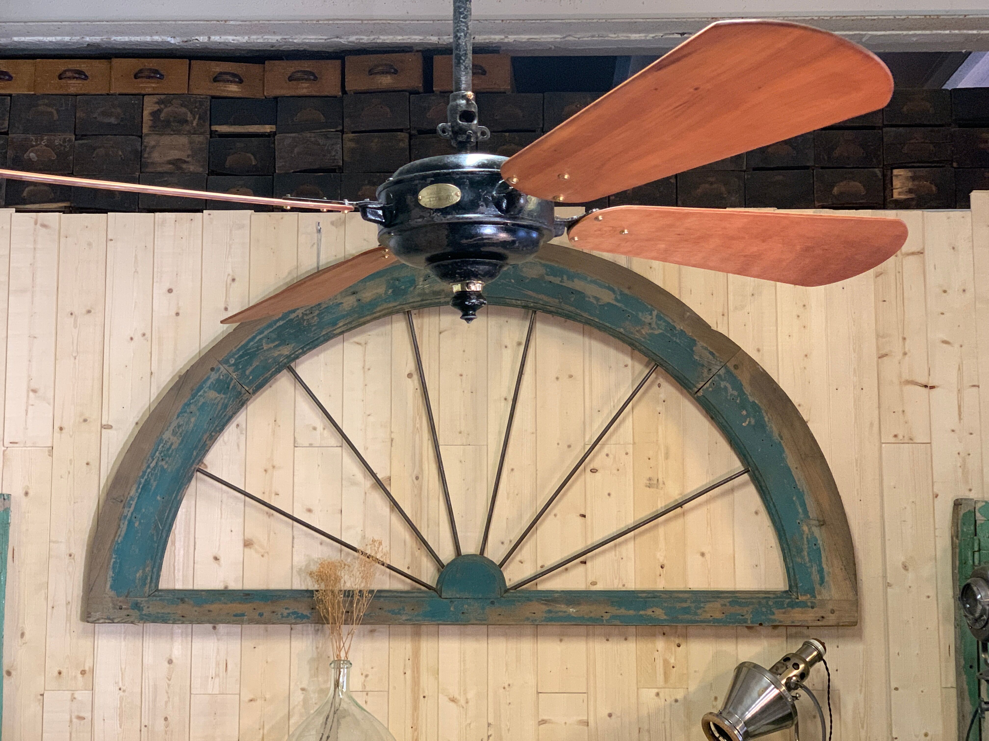 Old suspended fan marelli 1940