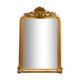 Old Louis Philippe mirror with pediment 135cm x 86cm