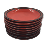 Set of 9 Jasba hollow plates