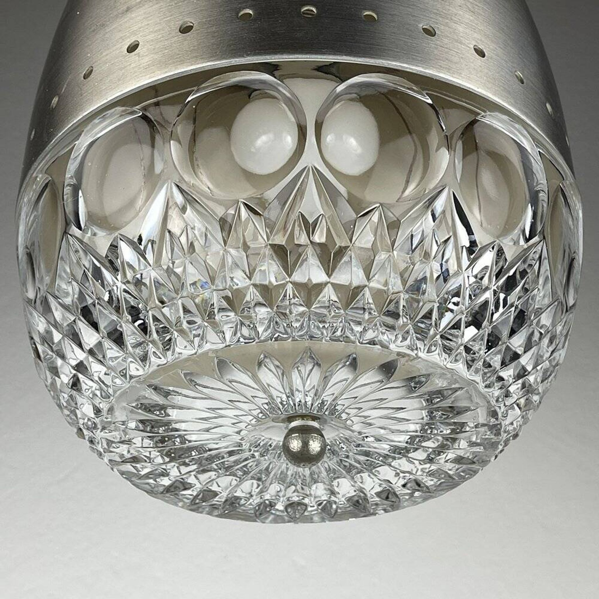 Modern Italian glass pendant from the mid-century, 1960s.