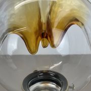Lampe de table moderniste de Toni Zuccheri par Kaiser Leuchten Allemagne 1970