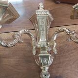 Paire d'appliques en bronze