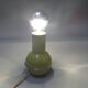 Italian culbuto lamp in khaki by Lamperti from the 1970s.