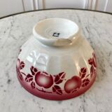Terre de Fer bowl Badonviller pink early twentieth century