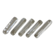 Set of five knife rests signed in crystal by the Daum Nancy house, 1960.