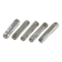 Set of five knife rests signed in crystal by the Daum Nancy house, 1960.
