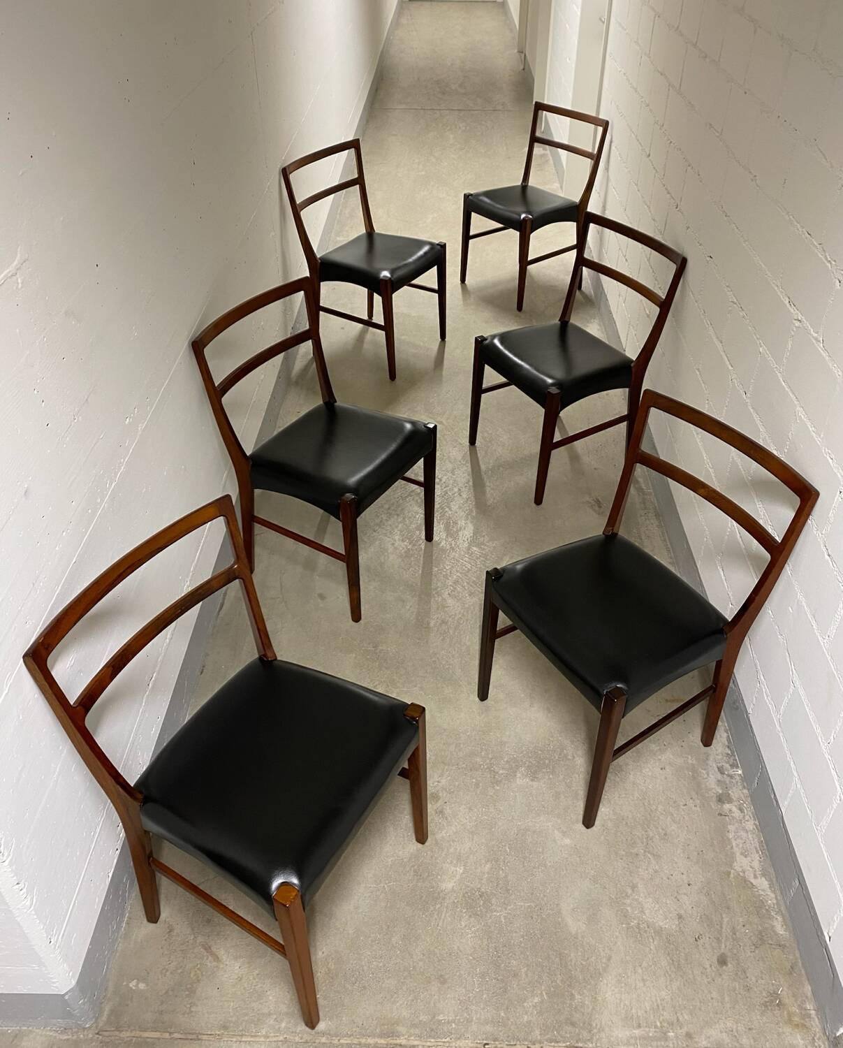 6x Rosewood Chairs by Johannes Andersen