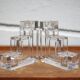 Pair of Wilber Elm Pristine Table Architecture candle holders, MMA Metropolitan Museum of Art