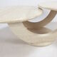 Mid-Century Italian Travertine Coffee Table, 1980s