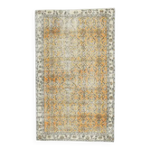Tapis turc vintage noué à la main des années 1970 114x192