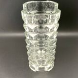 Square glass vase