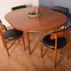 Restored Teak 1960s Retro G Plan Fresco Round Table & 4 Chairs Victor Wilkins