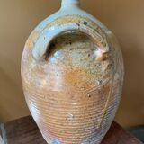 Stoneware vase with handles